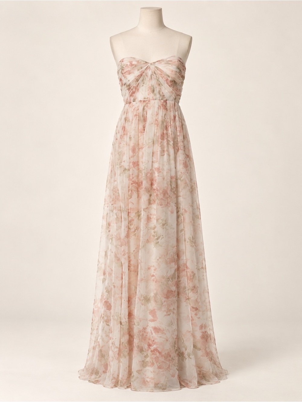 Jenny Yoo Floral Print Convertible Dress